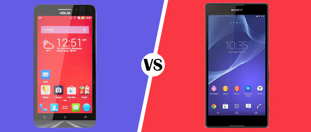 Perbandingan Antara phablet Asus Zenfone 6 dan Sony Xperia T2